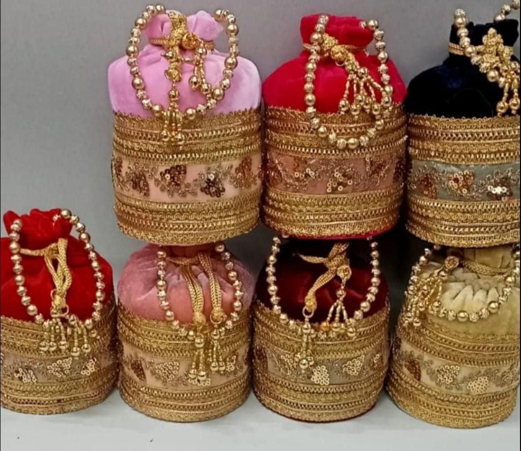 Handmade Velvet Potli Bag Collection